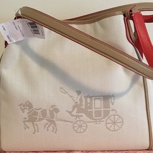 Light Beige Coach Purse